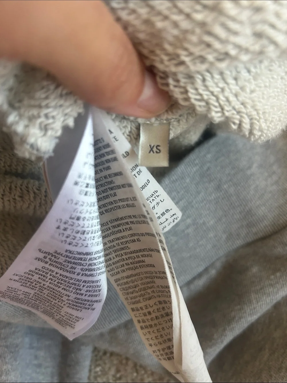 Gray Gucci Garden Hoodie size XS